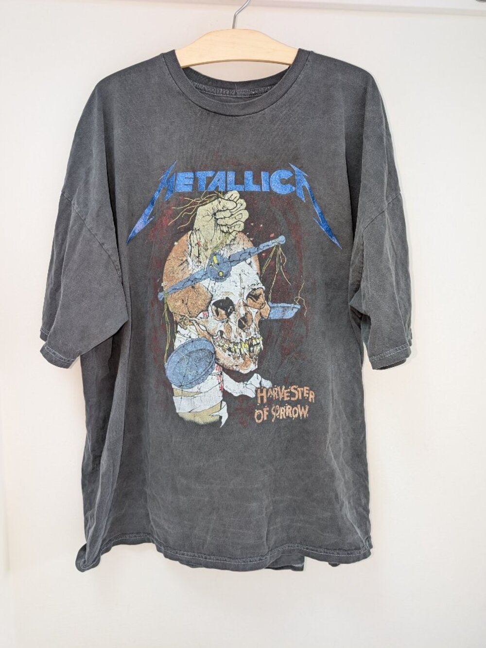 Metallica 1988 Harvester of Sorrow Tour Shirt - Size S/M